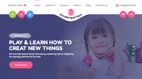 Free Kindergarten WordPress Theme Thumbnail 