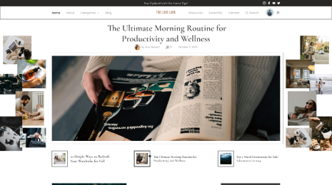 Lifestyle Blog WordPress Theme