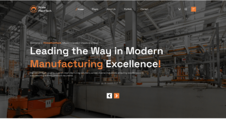 Manufacturing WordPress Theme