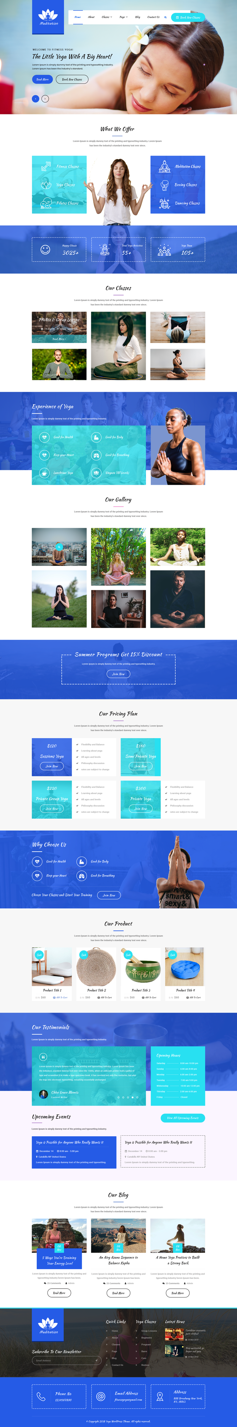 Meditation WordPress Theme