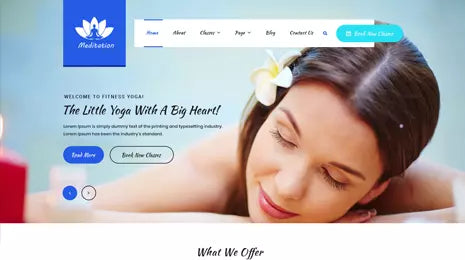 Meditation WordPress Theme