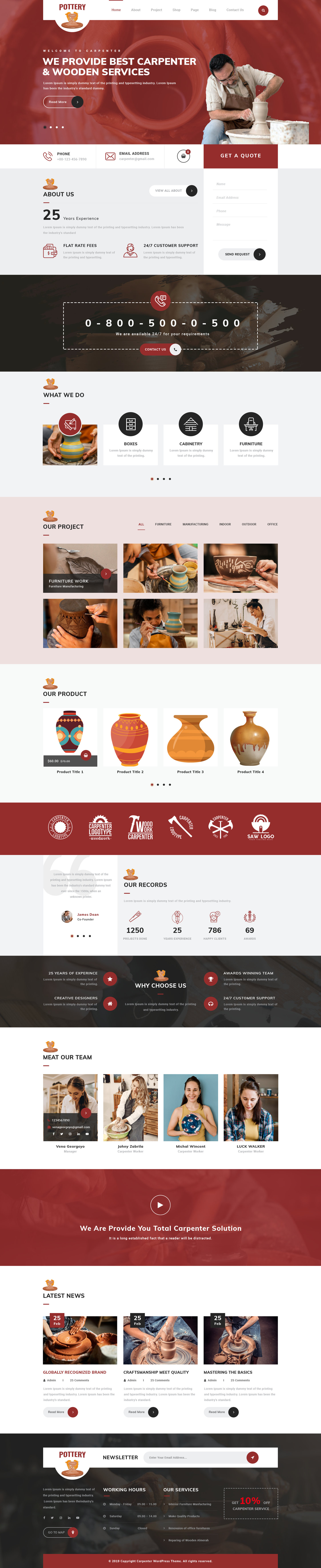 Pottery WordPress Theme