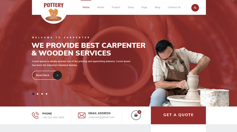 Pottery WordPress Theme