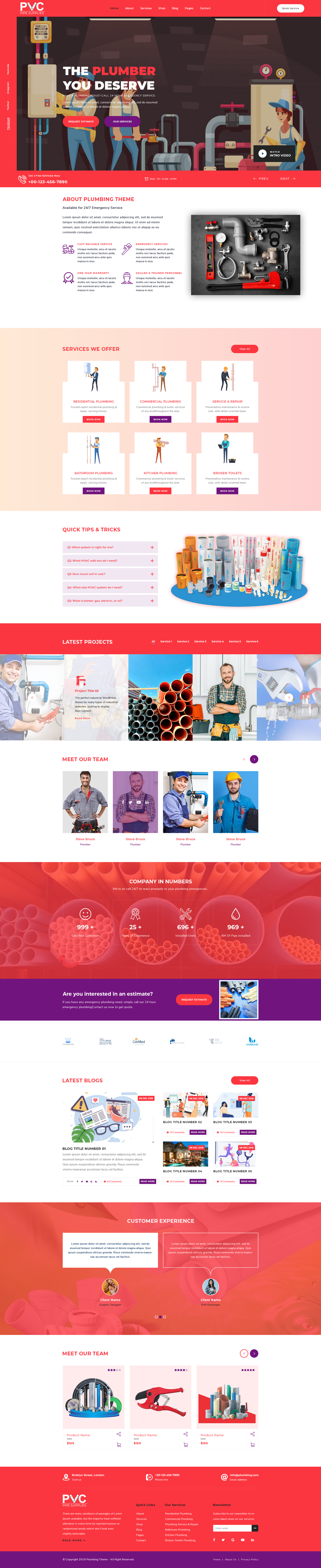 PVC Pipes WordPress Theme