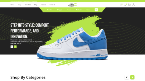 Shoe Store WordPress Theme Thumbnail 