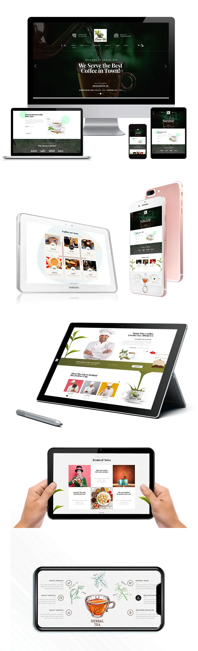 Tea Shop WordPress Theme Responsive