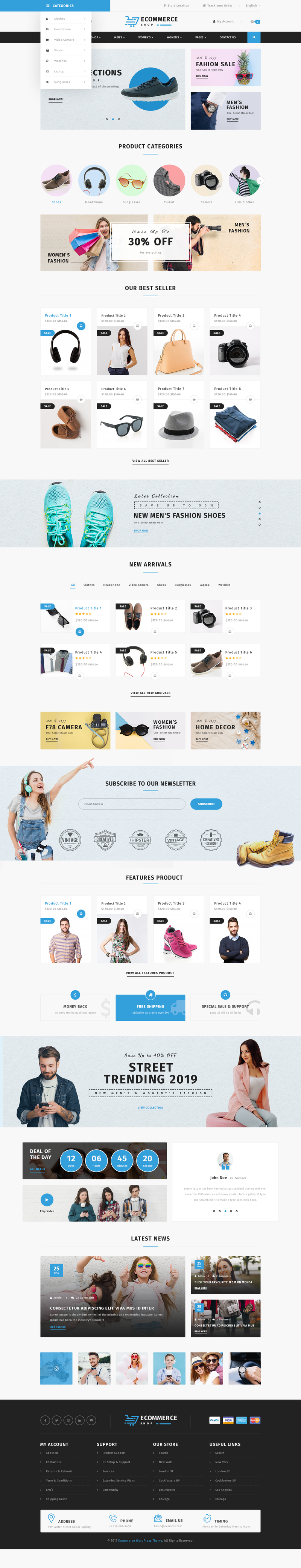 WordPress Ecommerce Theme