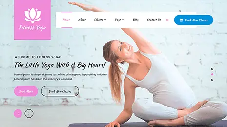 Yoga WordPress Theme Responsive